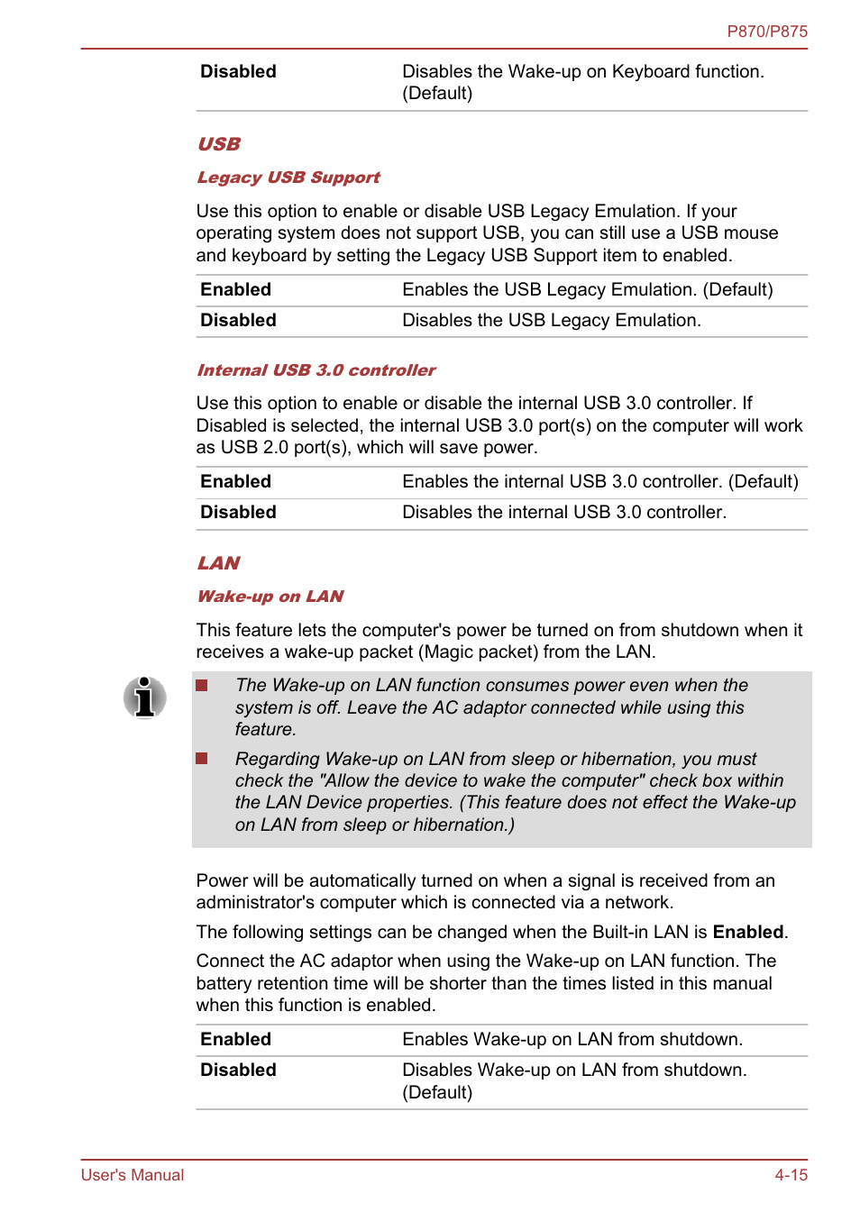 Toshiba Satellite P875 User Manual | Page 114 / 167