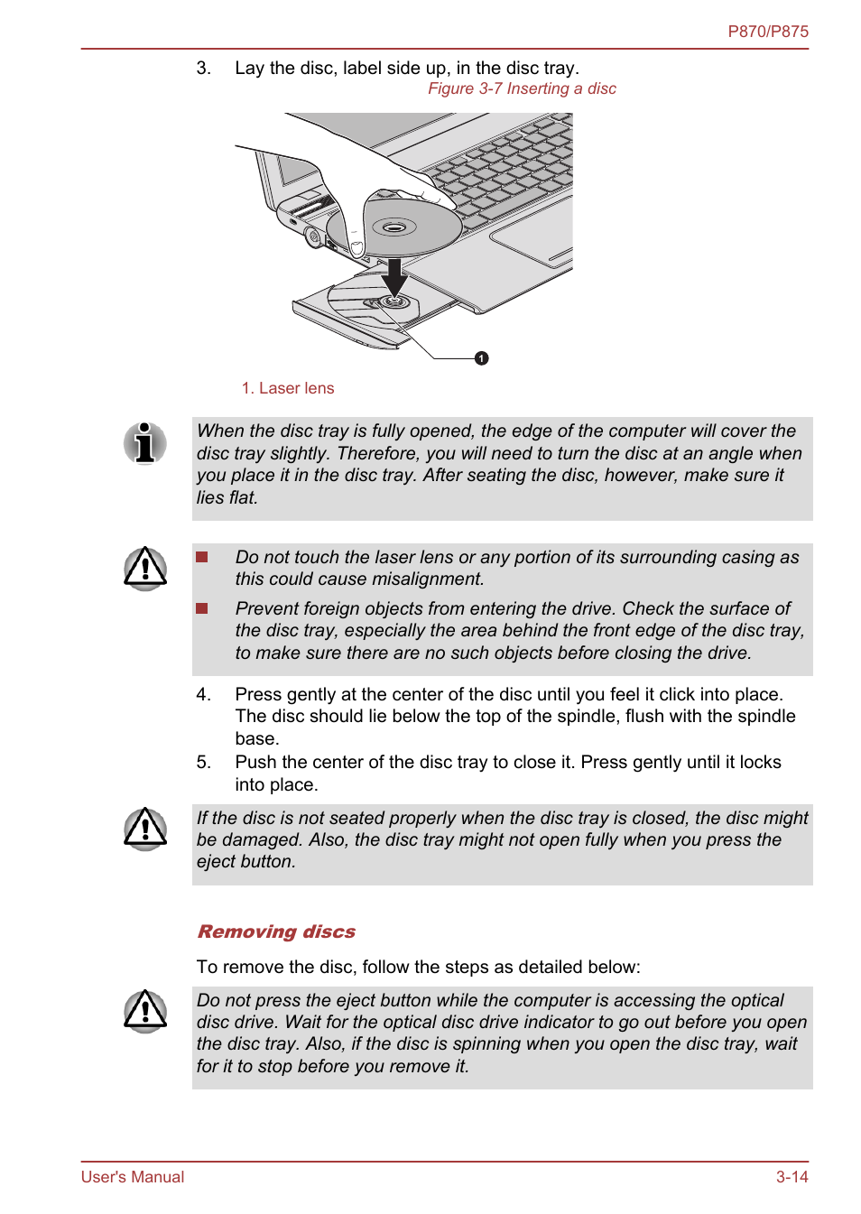 Toshiba Satellite P875 User Manual | Page 60 / 167