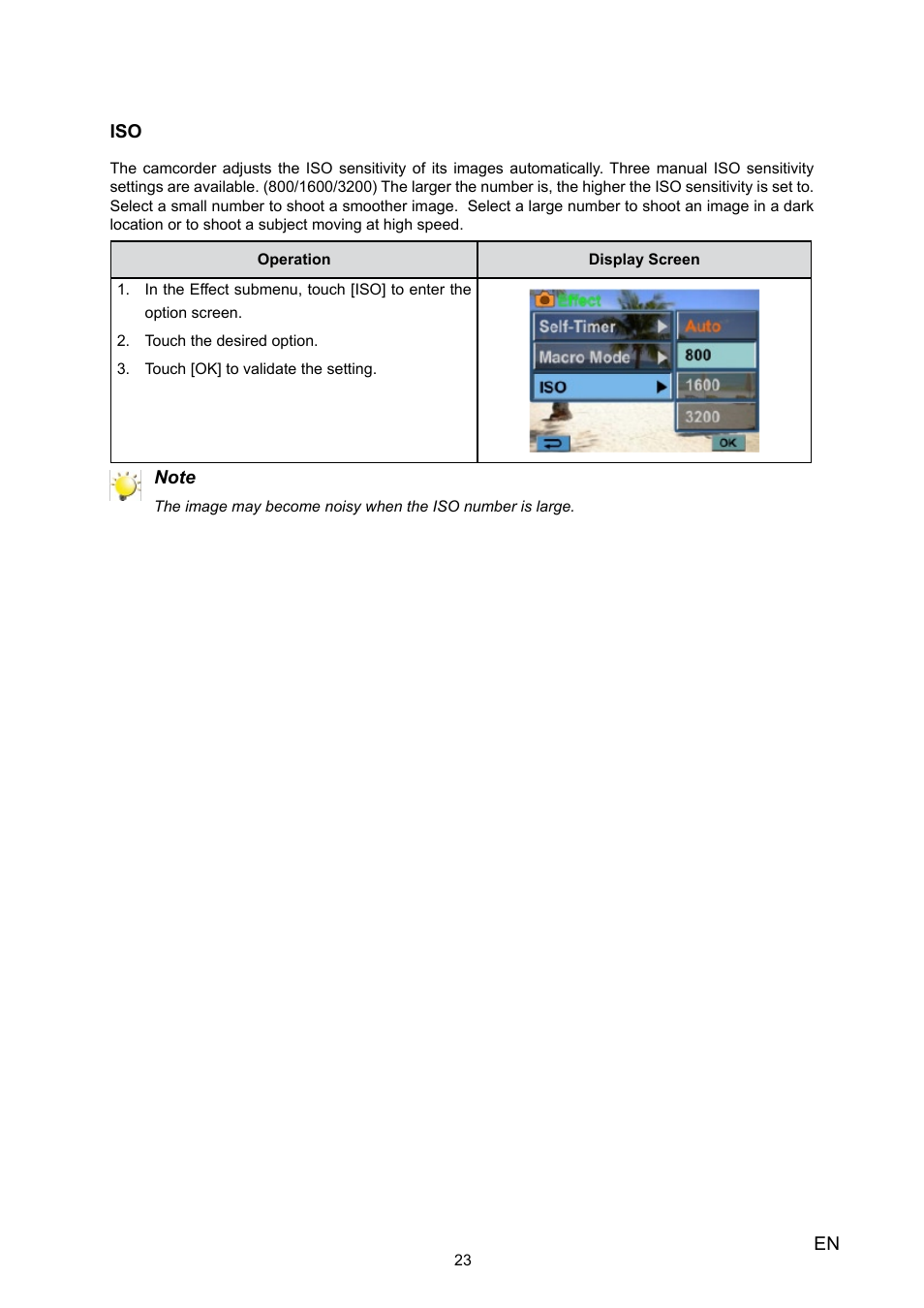 Toshiba Camileo X100 User Manual | Page 23 / 52