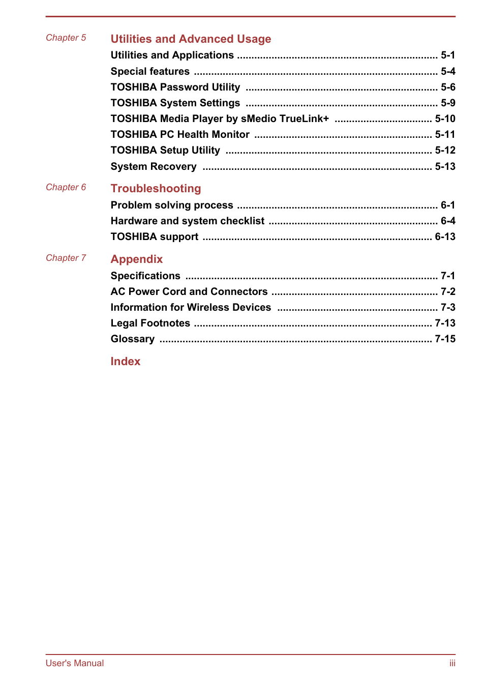 Toshiba WT310-K User Manual | Page 3 / 131