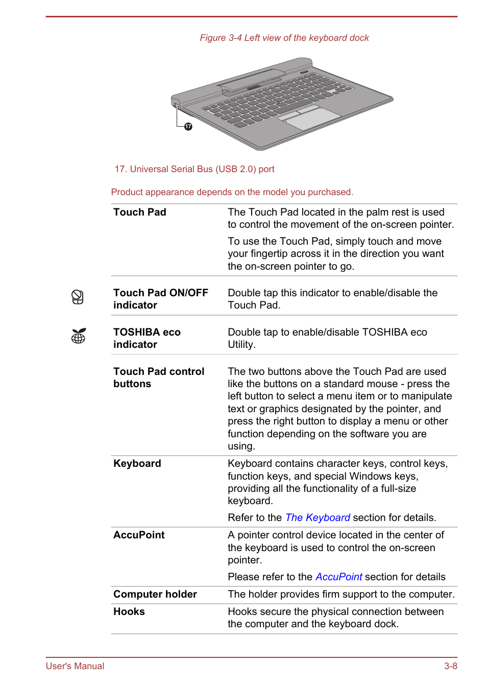 Toshiba WT310-K User Manual | Page 40 / 131