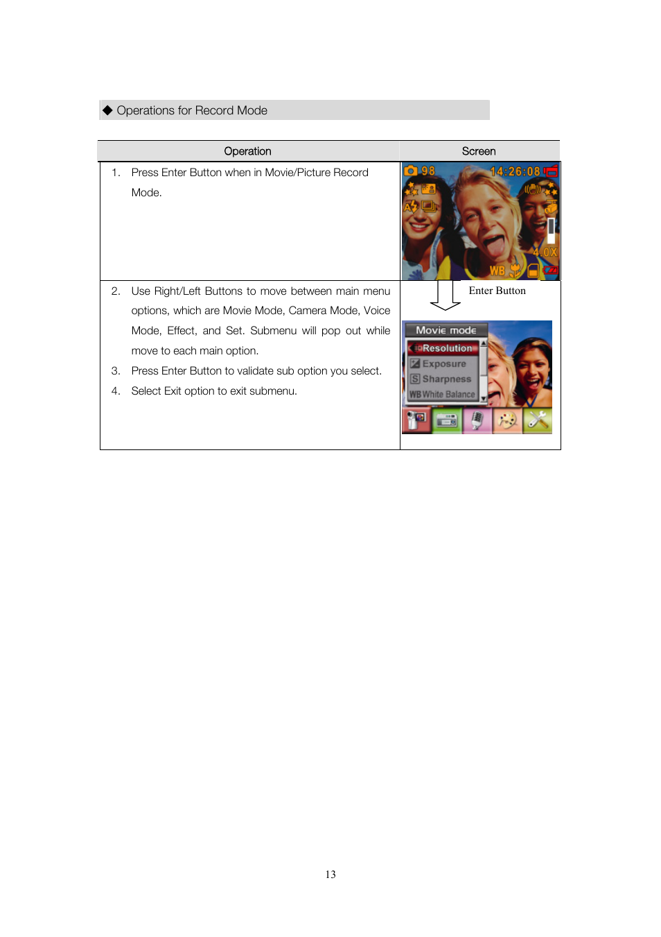 Toshiba Camileo User Manual | Page 13 / 61