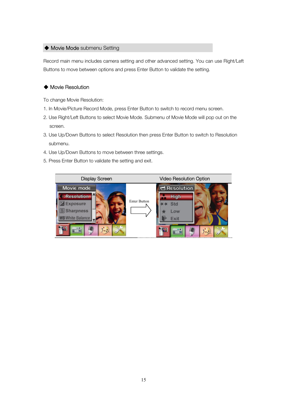 Toshiba Camileo User Manual | Page 15 / 61