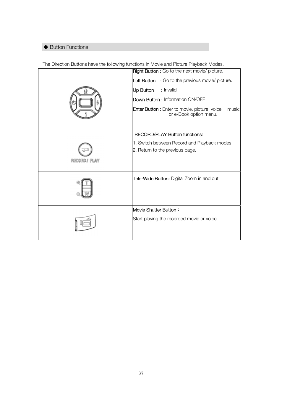 Toshiba Camileo User Manual | Page 37 / 61