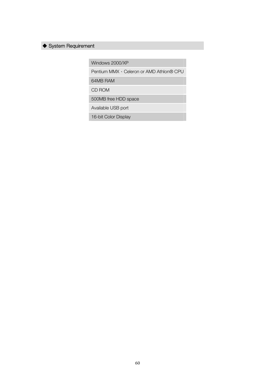 Toshiba Camileo User Manual | Page 60 / 61