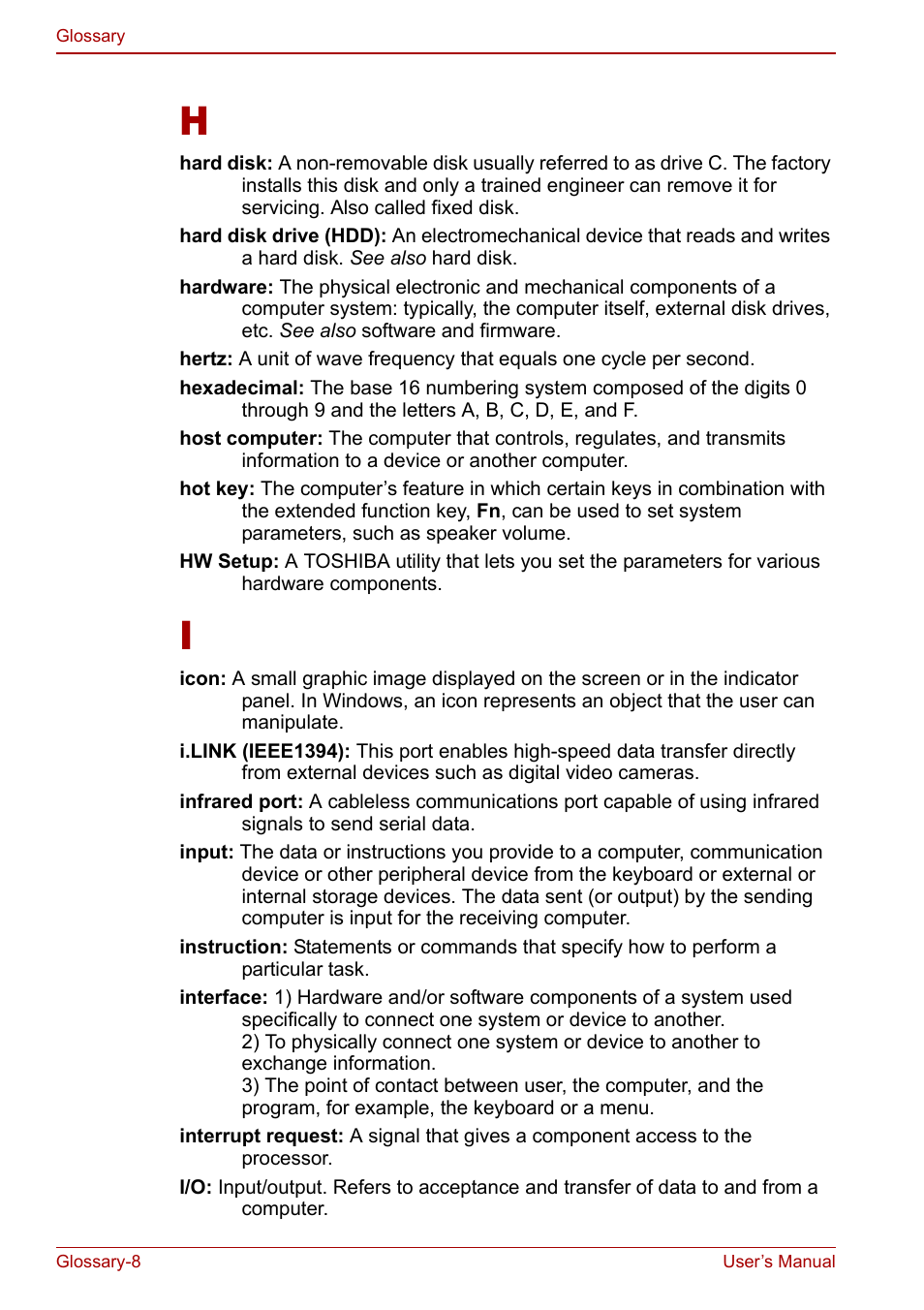 Toshiba Satellite Pro U200 User Manual | Page 224 / 236