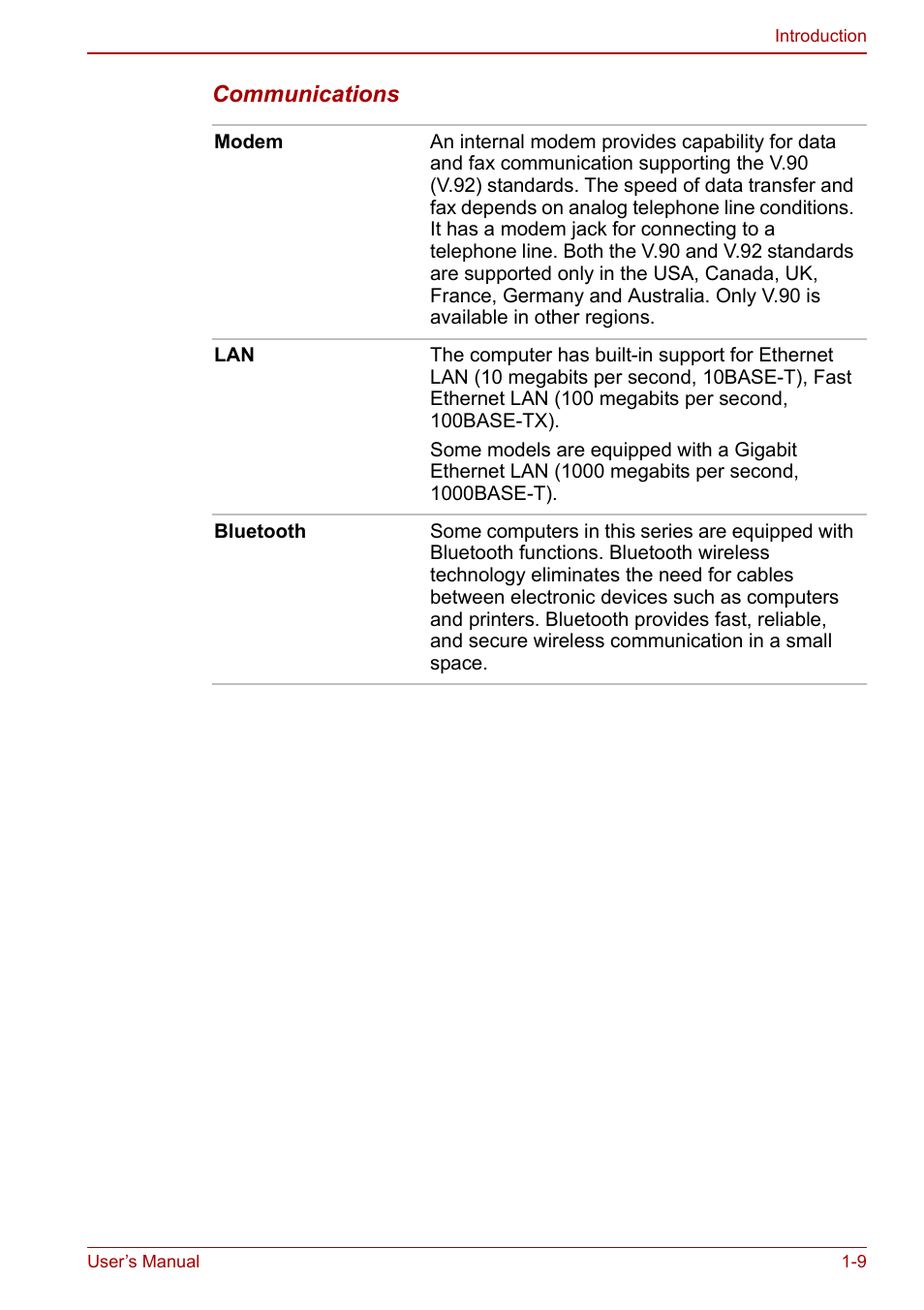 Toshiba Satellite Pro U200 User Manual | Page 29 / 236