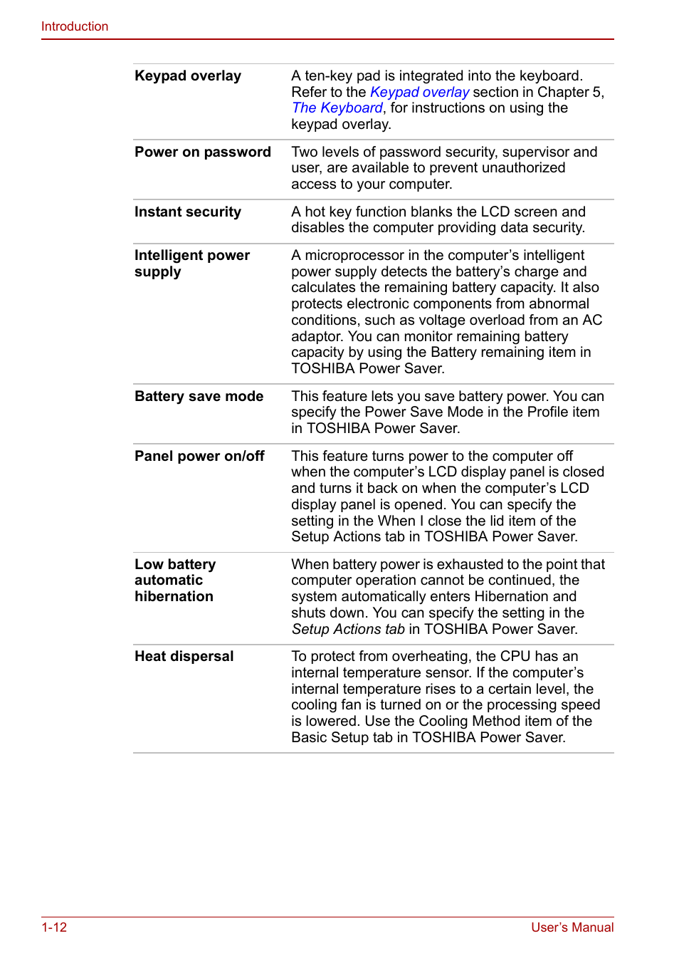 Toshiba Satellite Pro U200 User Manual | Page 32 / 236