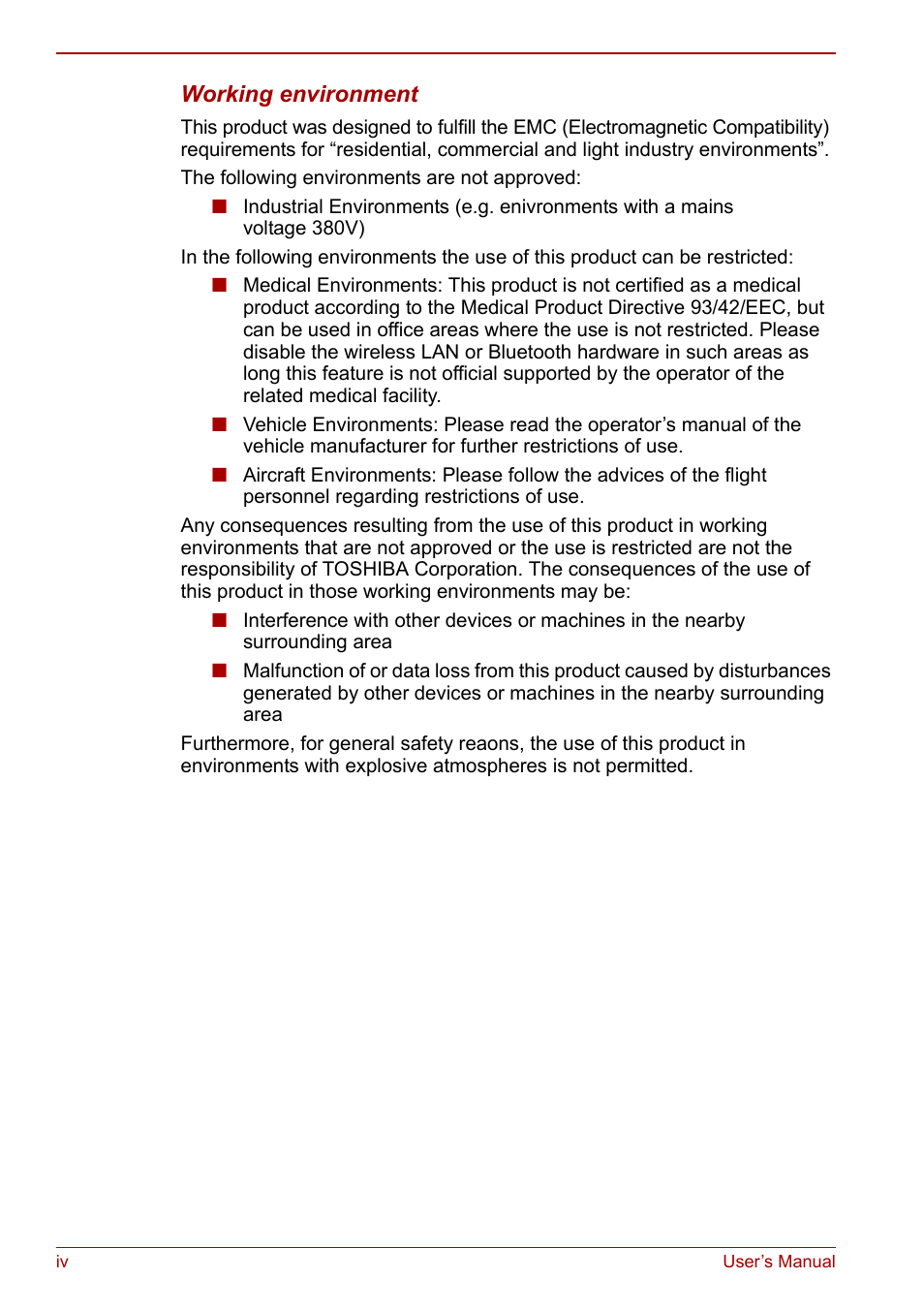 Toshiba Satellite Pro U200 User Manual | Page 4 / 236
