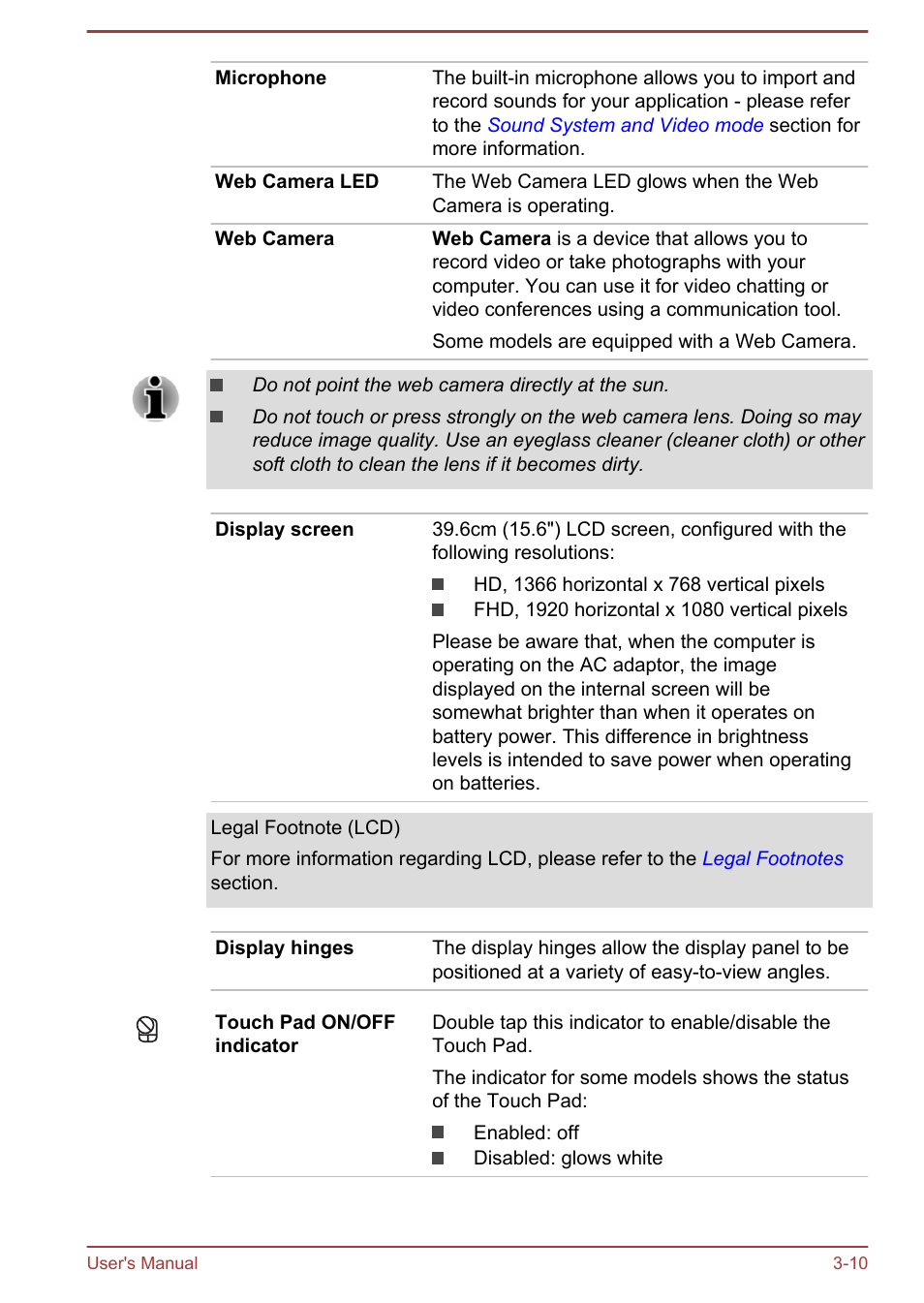 Toshiba Satellite Pro A50-A User Manual | Page 44 / 165