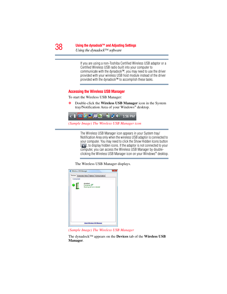Toshiba Dynadock Wireless U User Manual | Page 38 / 76