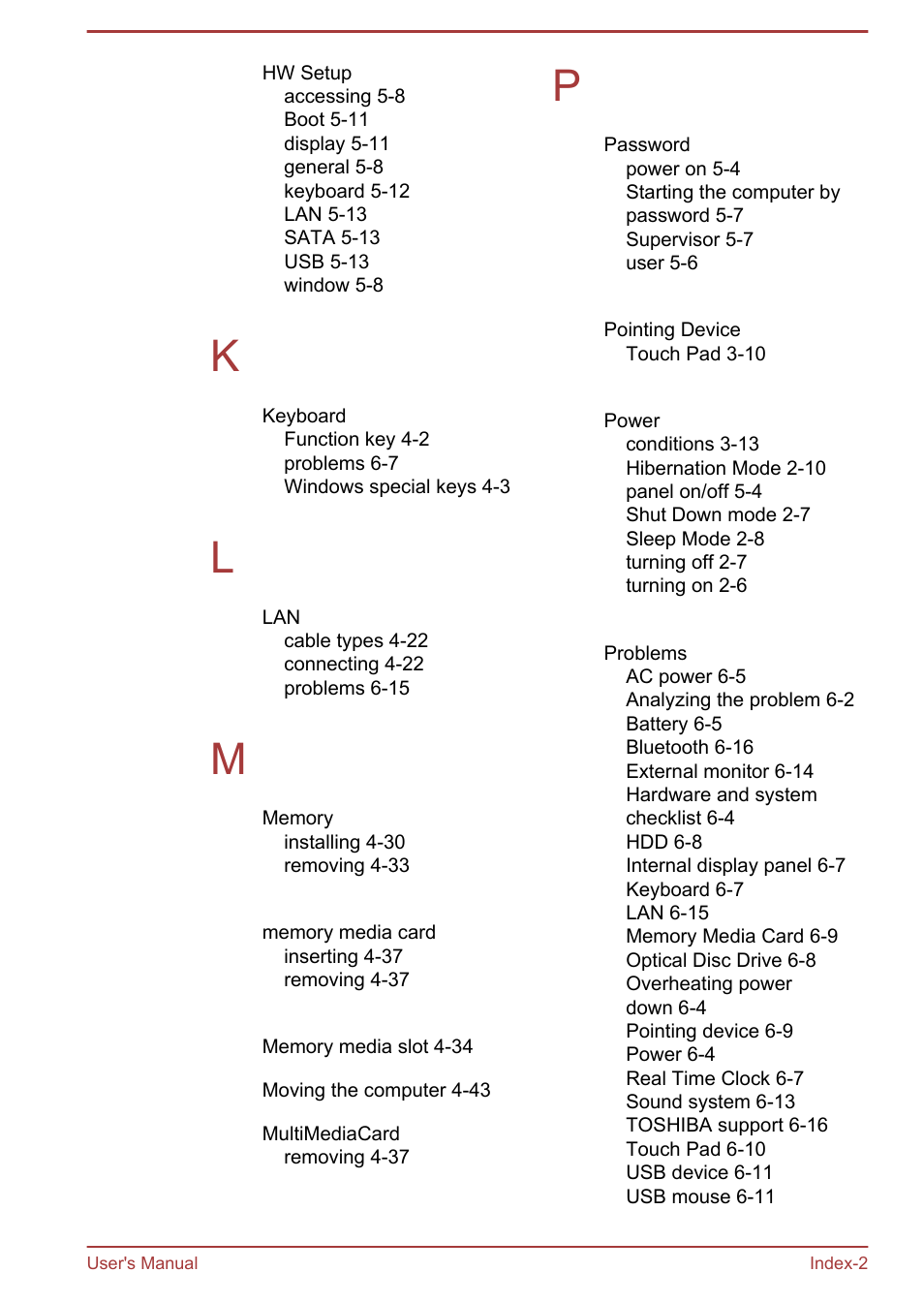 Toshiba Satellite L830 User Manual | Page 143 / 144