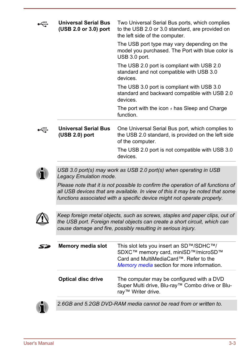 Toshiba Satellite L830 User Manual | Page 43 / 144