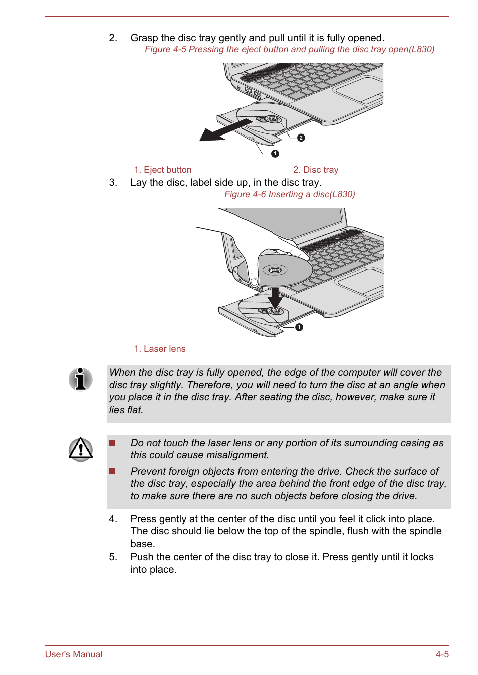 Toshiba Satellite L830 User Manual | Page 62 / 144