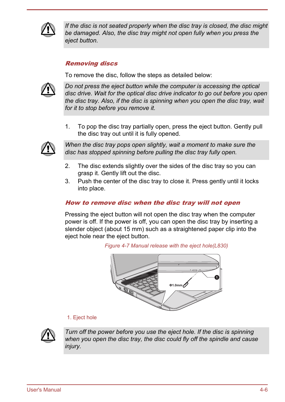 Toshiba Satellite L830 User Manual | Page 63 / 144