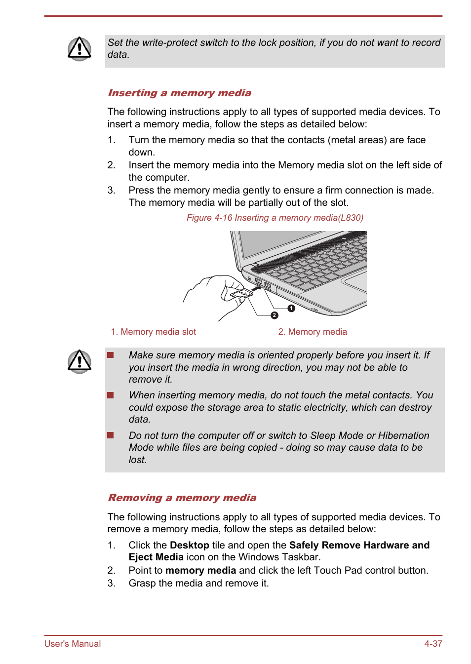 Toshiba Satellite L830 User Manual | Page 94 / 144