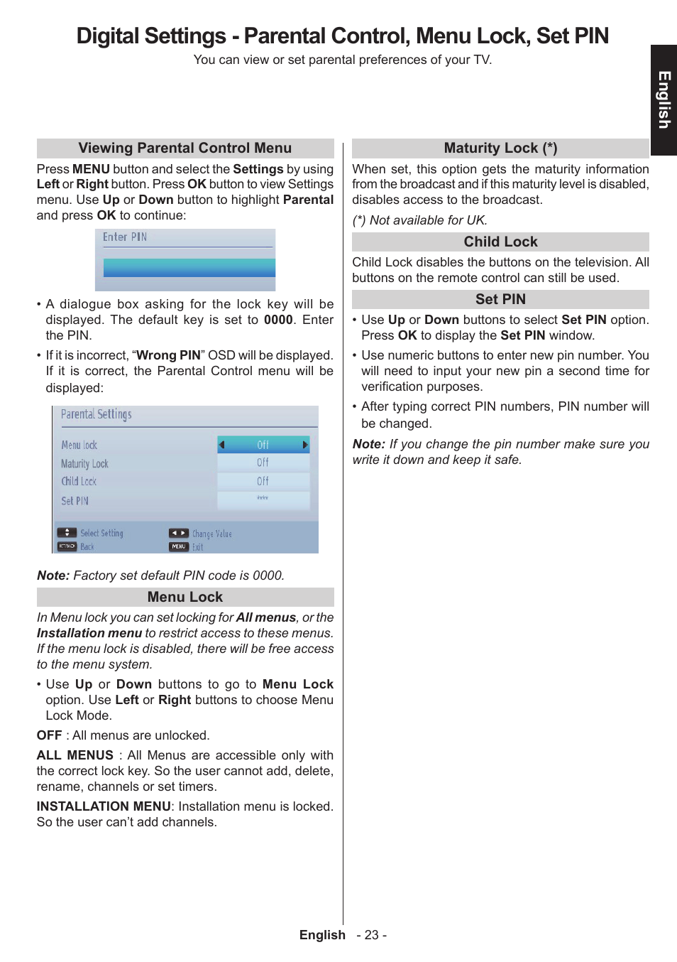 English | Toshiba L3455 User Manual | Page 24 / 54