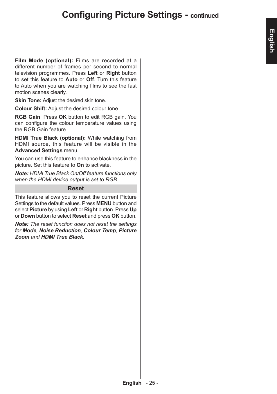 Configuring picture settings | Toshiba L3455 User Manual | Page 26 / 54