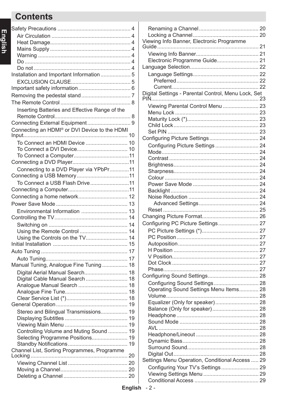 Toshiba L3455 User Manual | Page 3 / 54