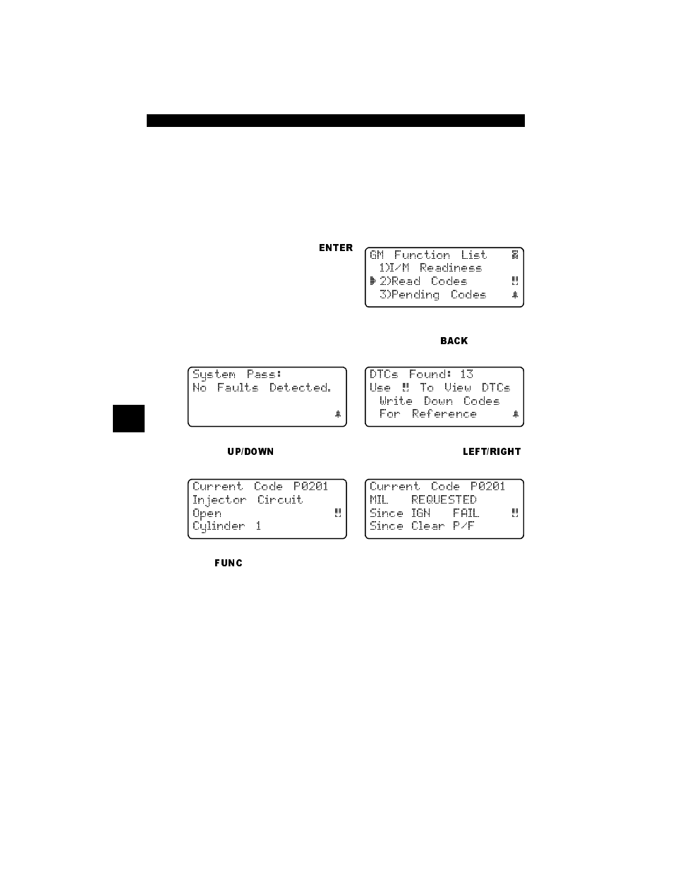 Pending codes, Erase codes, View data | Pending codes -10 erase codes -10 view data -10 | Actron Professional Enhanced Scan Tool 9640A User Manual | Page 56 / 126