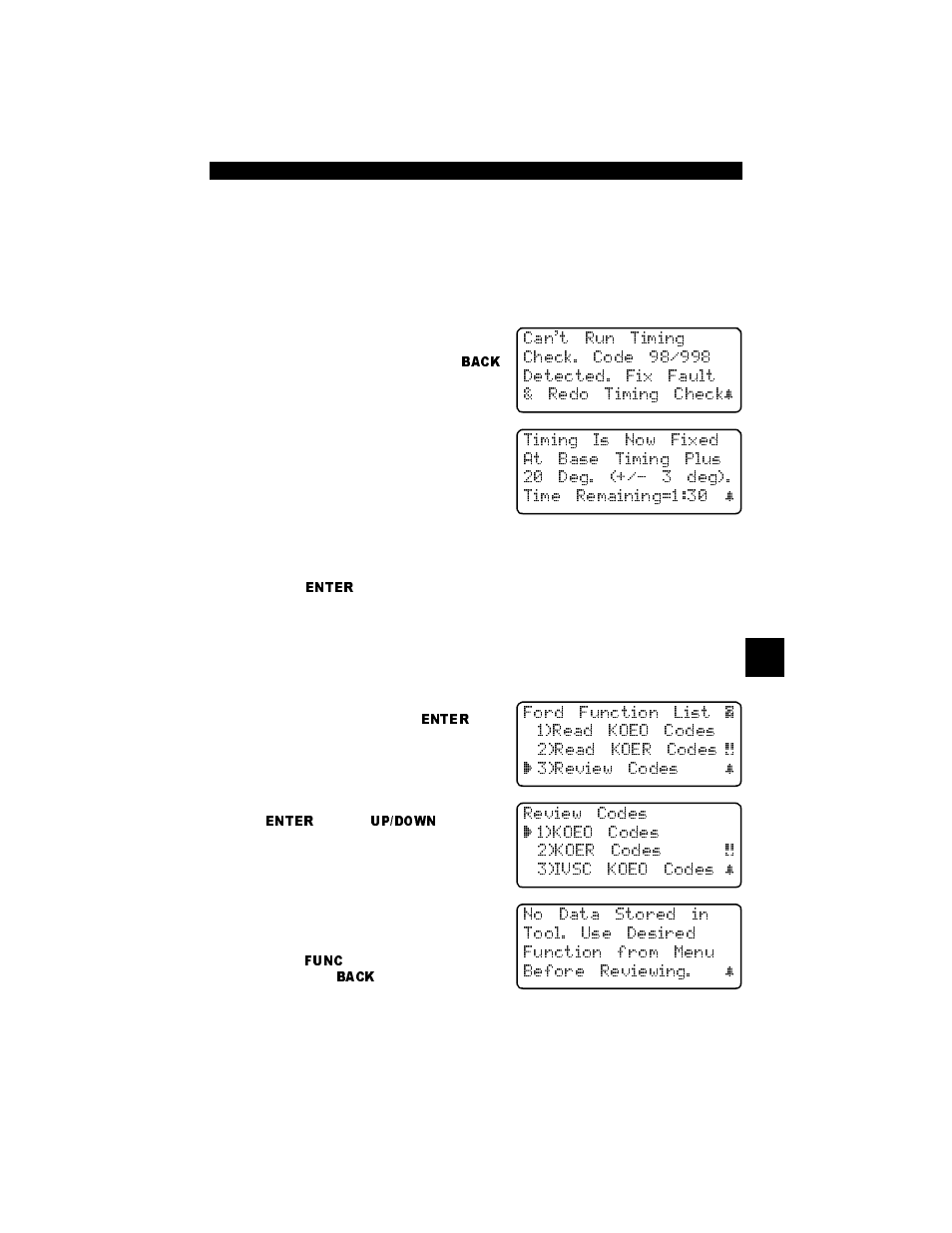 Review codes, Review codes -5 | Actron Professional Enhanced Scan Tool 9640A User Manual | Page 65 / 126