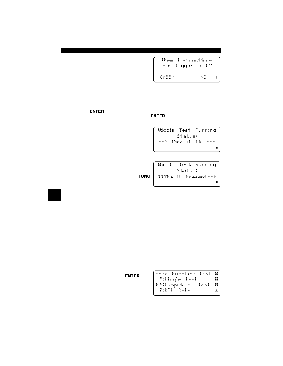 Output switch test (eec-iv vehicles), Output switch test (eec-iv vehicles) -8 | Actron Professional Enhanced Scan Tool 9640A User Manual | Page 68 / 126