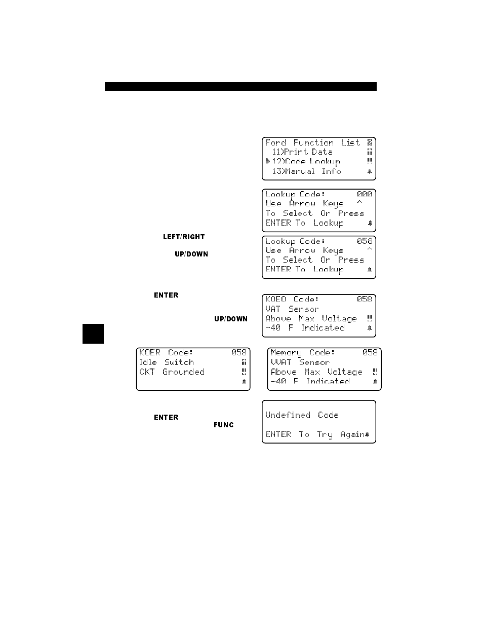Code lookup, Print data, Code lookup -14 print data -14 | Actron Professional Enhanced Scan Tool 9640A User Manual | Page 74 / 126