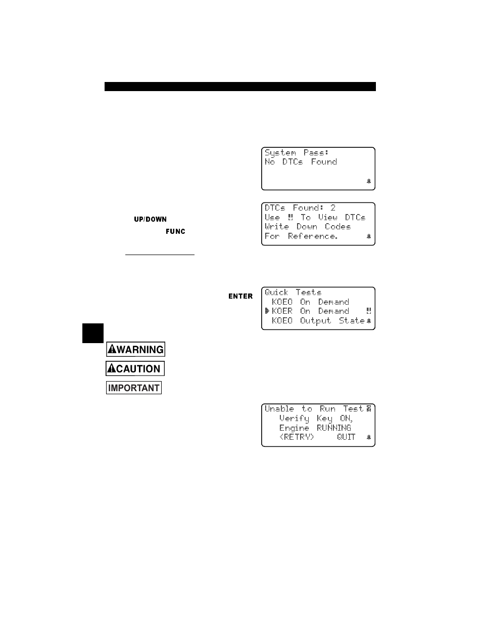 Koer on demand, Important | Actron Professional Enhanced Scan Tool 9640A User Manual | Page 82 / 126