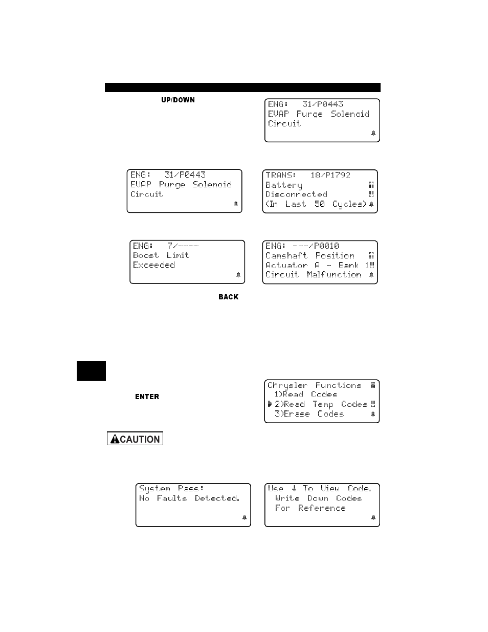 Read temporary codes, Read temporary codes -2 | Actron Professional Enhanced Scan Tool 9640A User Manual | Page 90 / 126