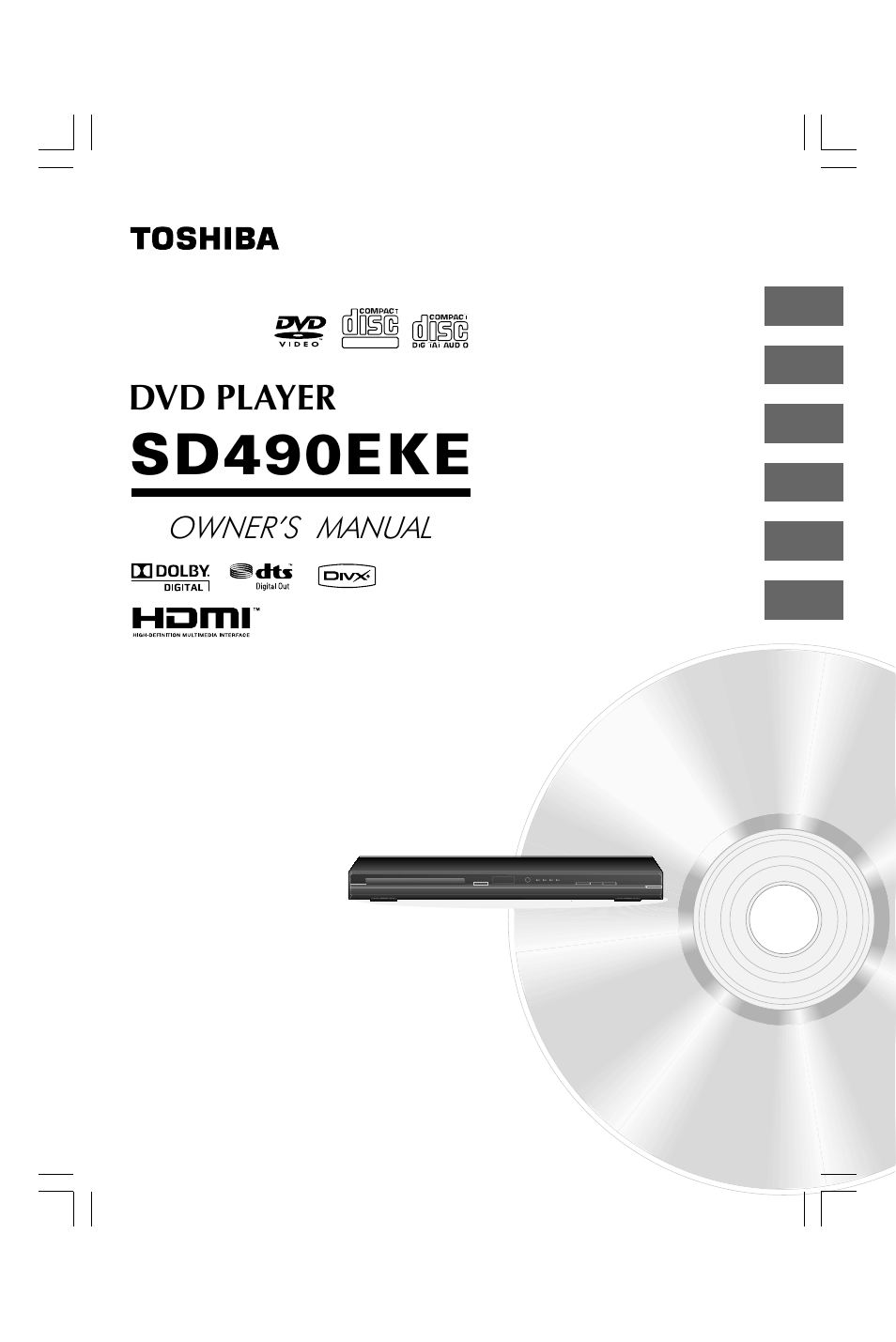 Toshiba SD490 User Manual | 40 pages