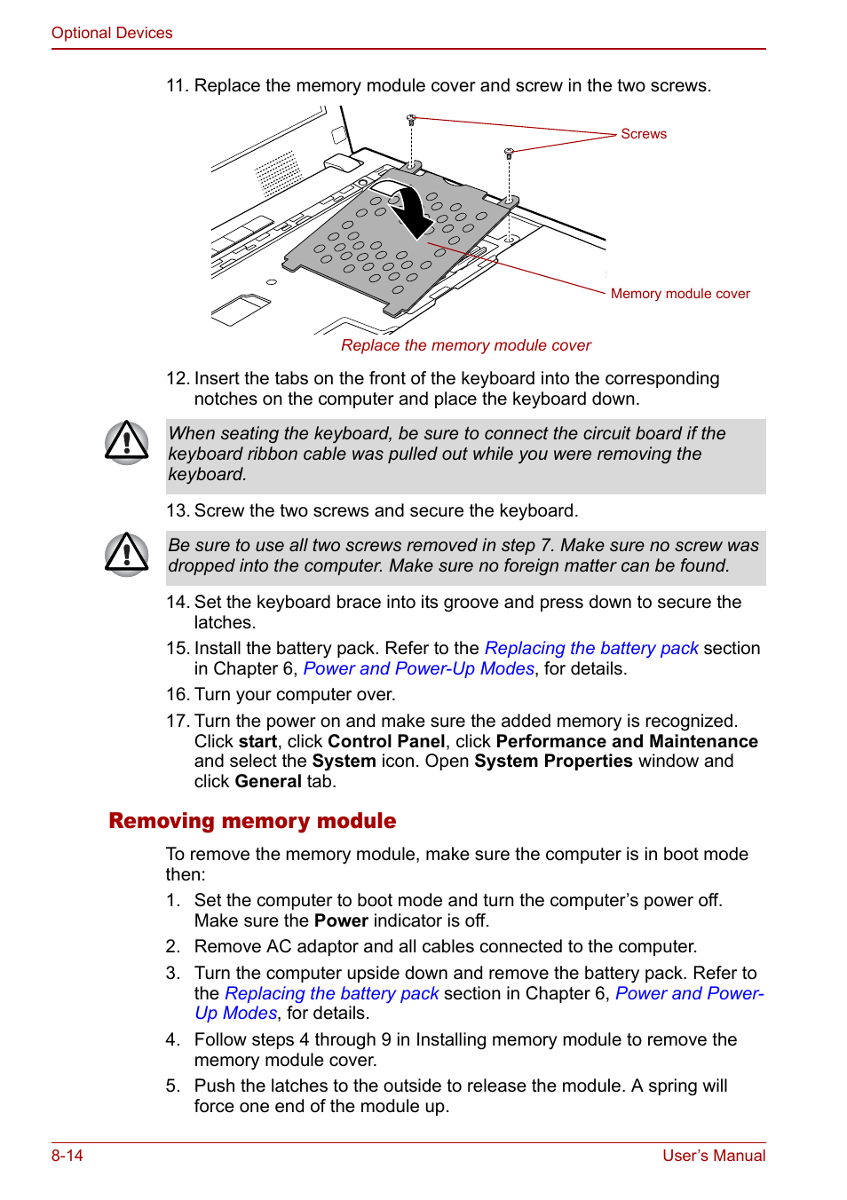 Toshiba Satellite U200 User Manual | Page 160 / 234