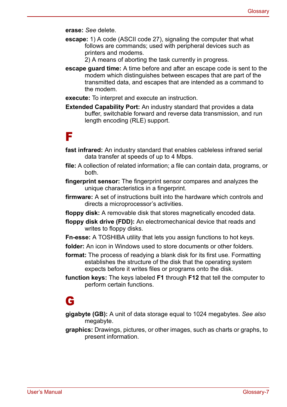 Toshiba Satellite U200 User Manual | Page 221 / 234