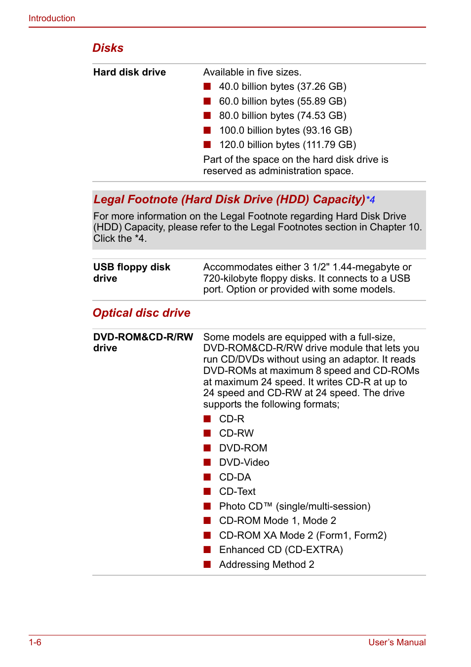 Toshiba Satellite U200 User Manual | Page 26 / 234