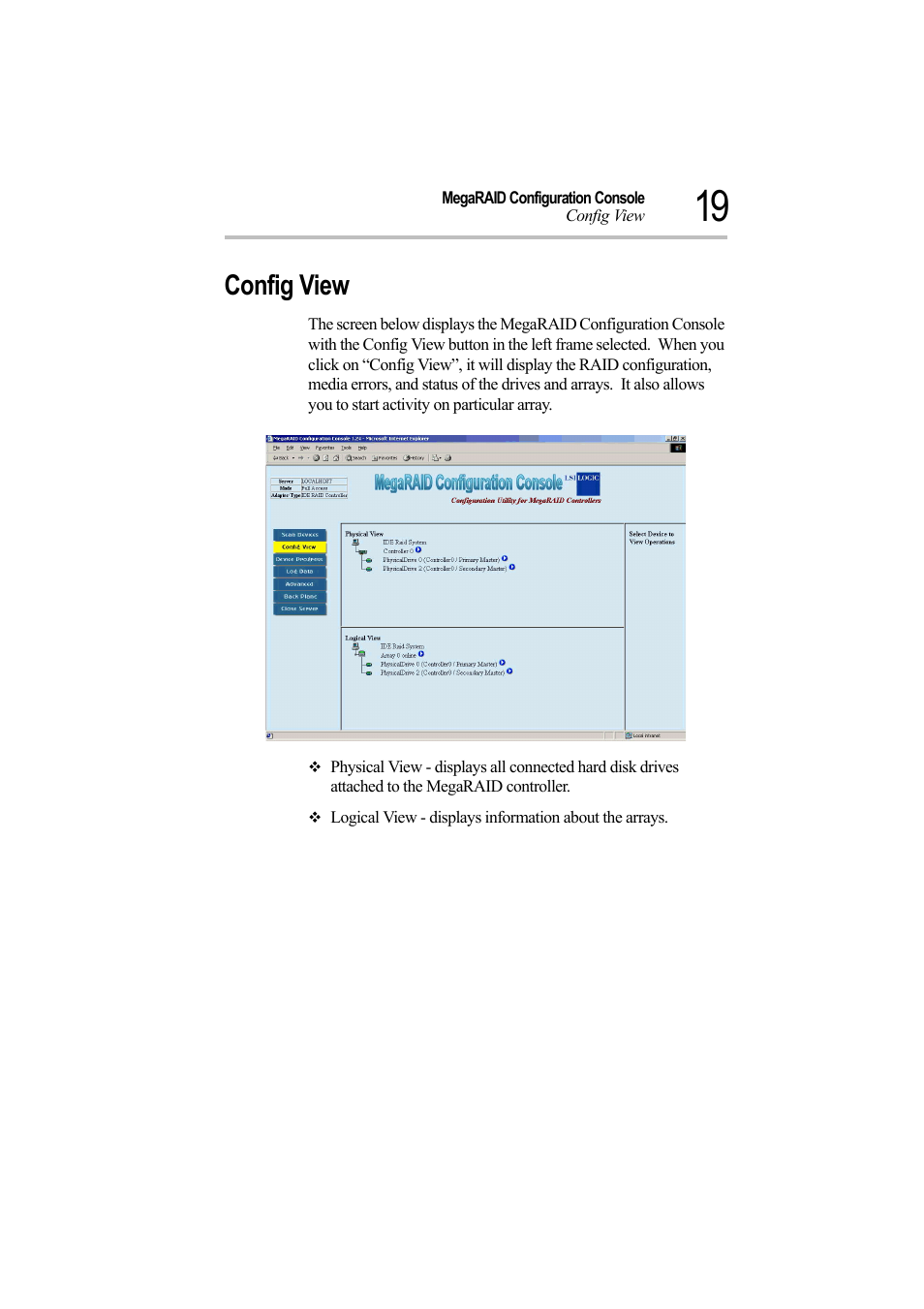 Config view | Toshiba Magnia Z500 User Manual | Page 19 / 39