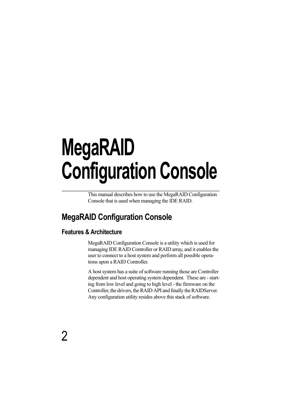 Megaraid configuration console | Toshiba Magnia Z500 User Manual | Page 2 / 39