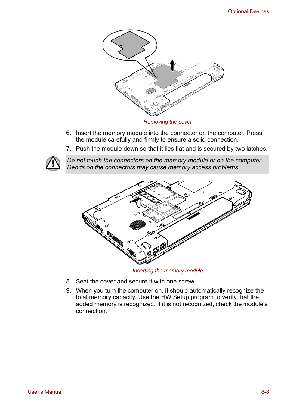 Toshiba Satellite A100 (PSAAR) User Manual | Page 110 / 171