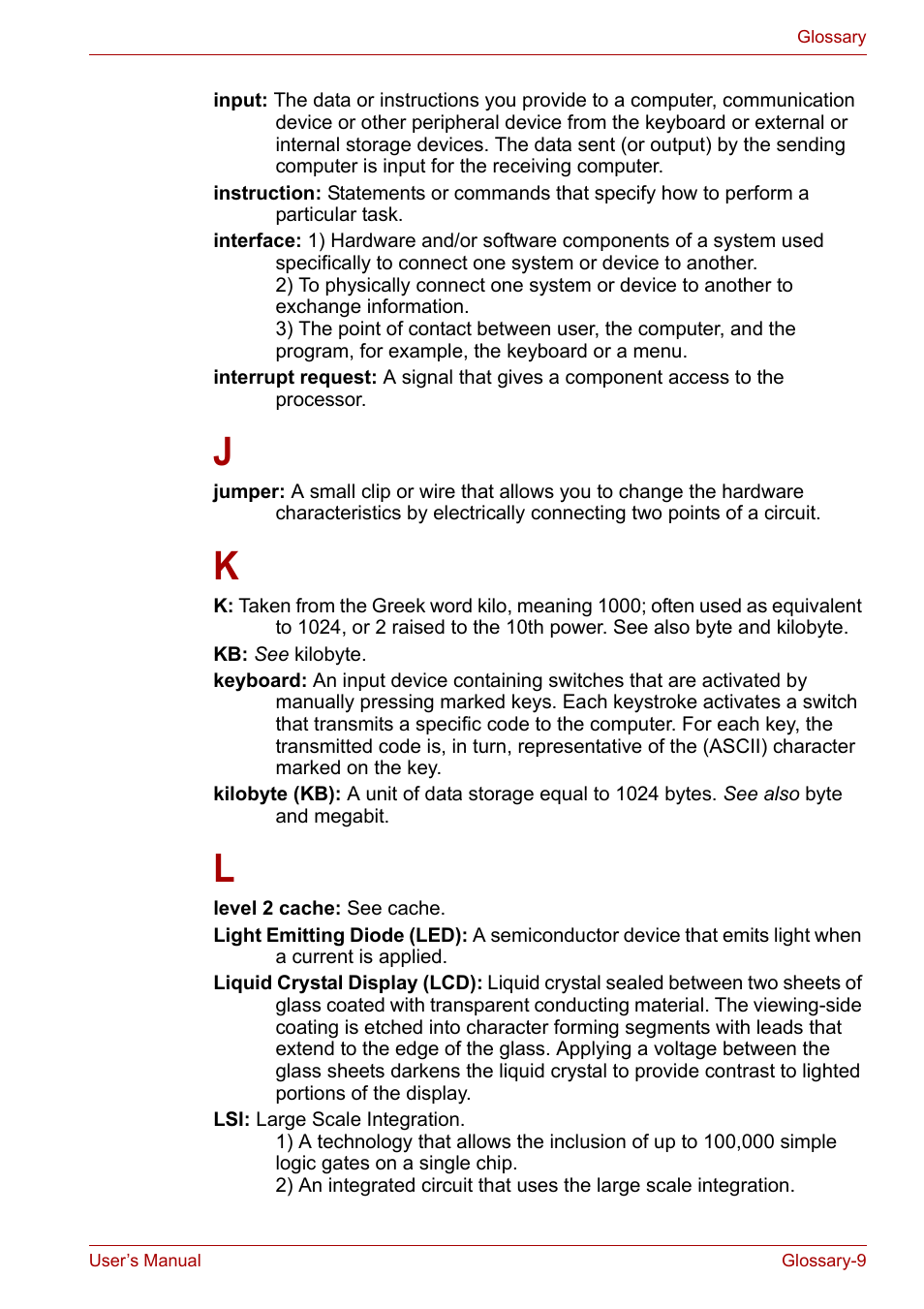 Toshiba Satellite A100 (PSAAR) User Manual | Page 162 / 171