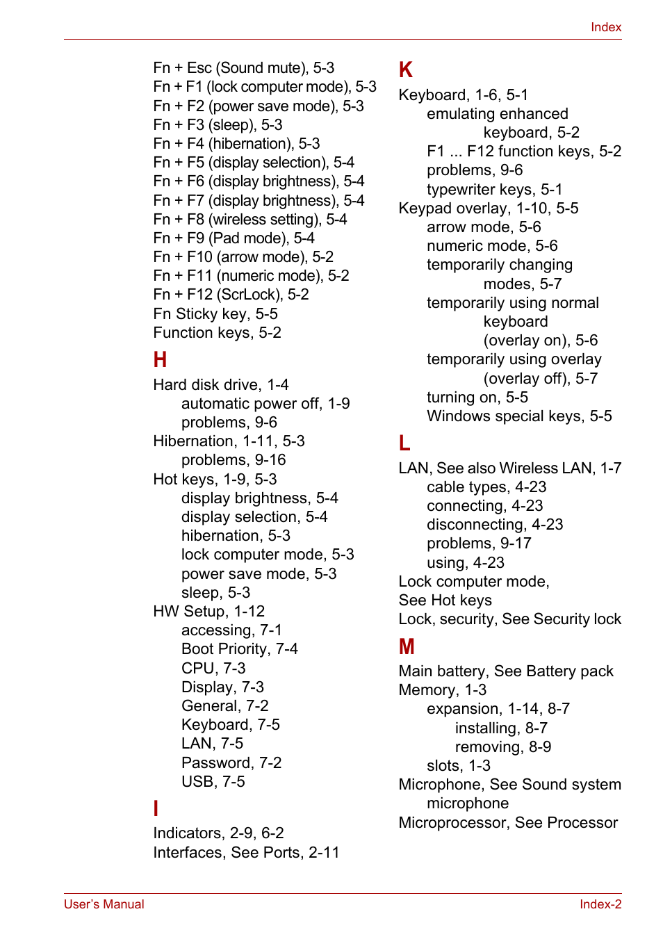 Toshiba Satellite A100 (PSAAR) User Manual | Page 169 / 171