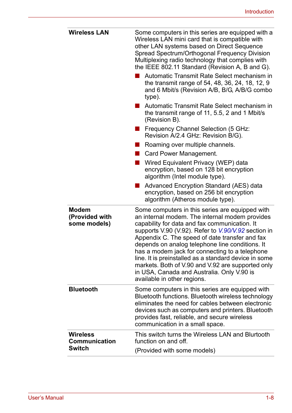 Toshiba Satellite A100 (PSAAR) User Manual | Page 24 / 171