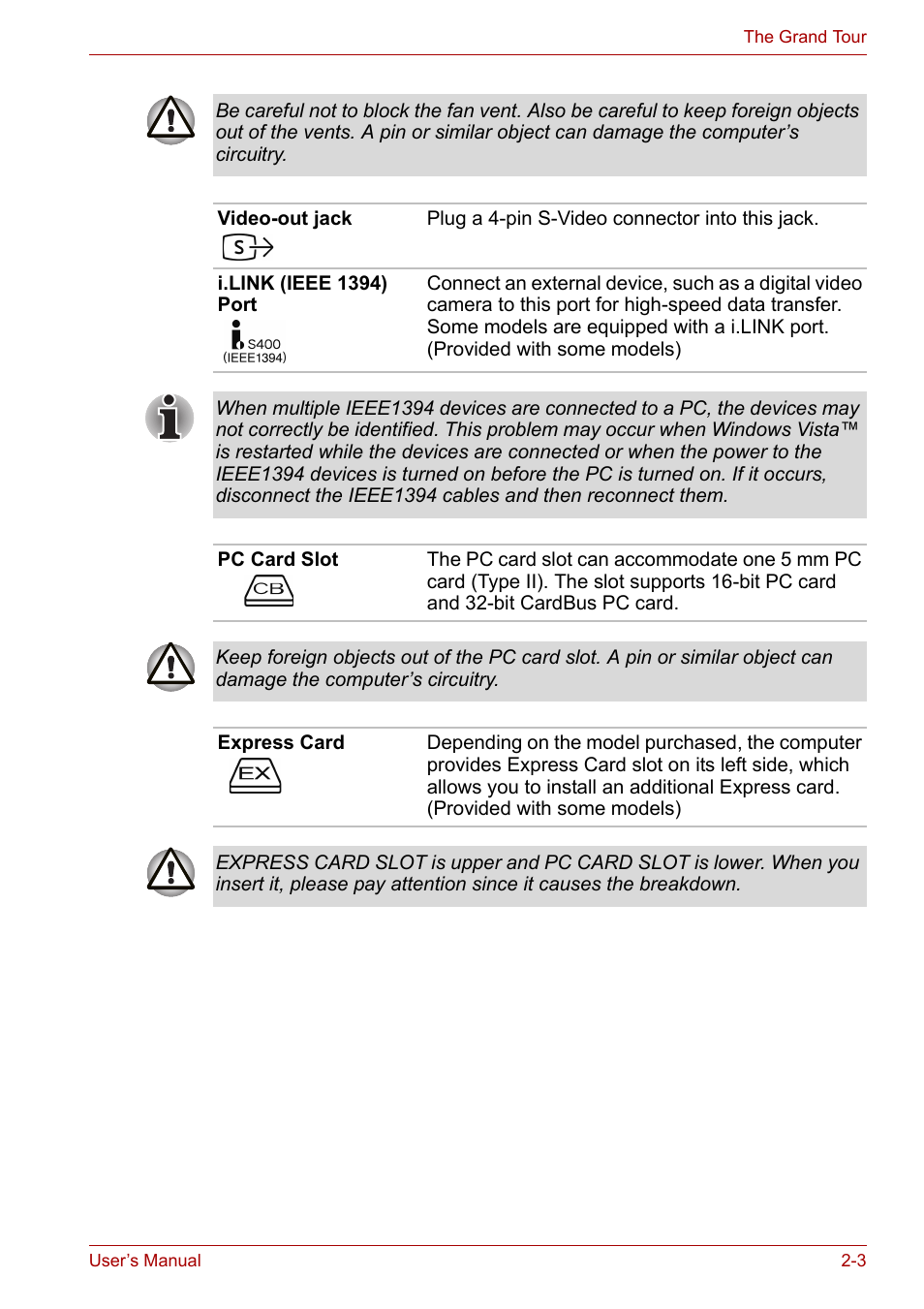 Toshiba Satellite A100 (PSAAR) User Manual | Page 33 / 171