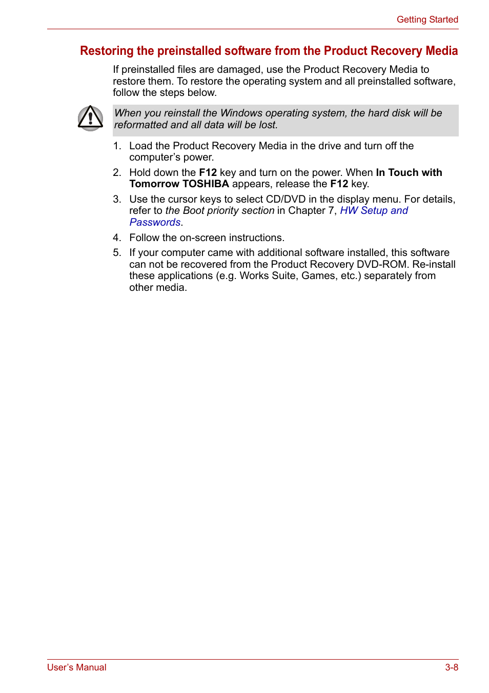 Toshiba Satellite A100 (PSAAR) User Manual | Page 52 / 171