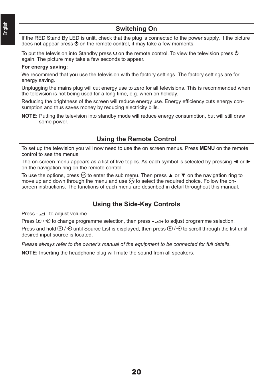 Toshiba AV933 User Manual | Page 20 / 68