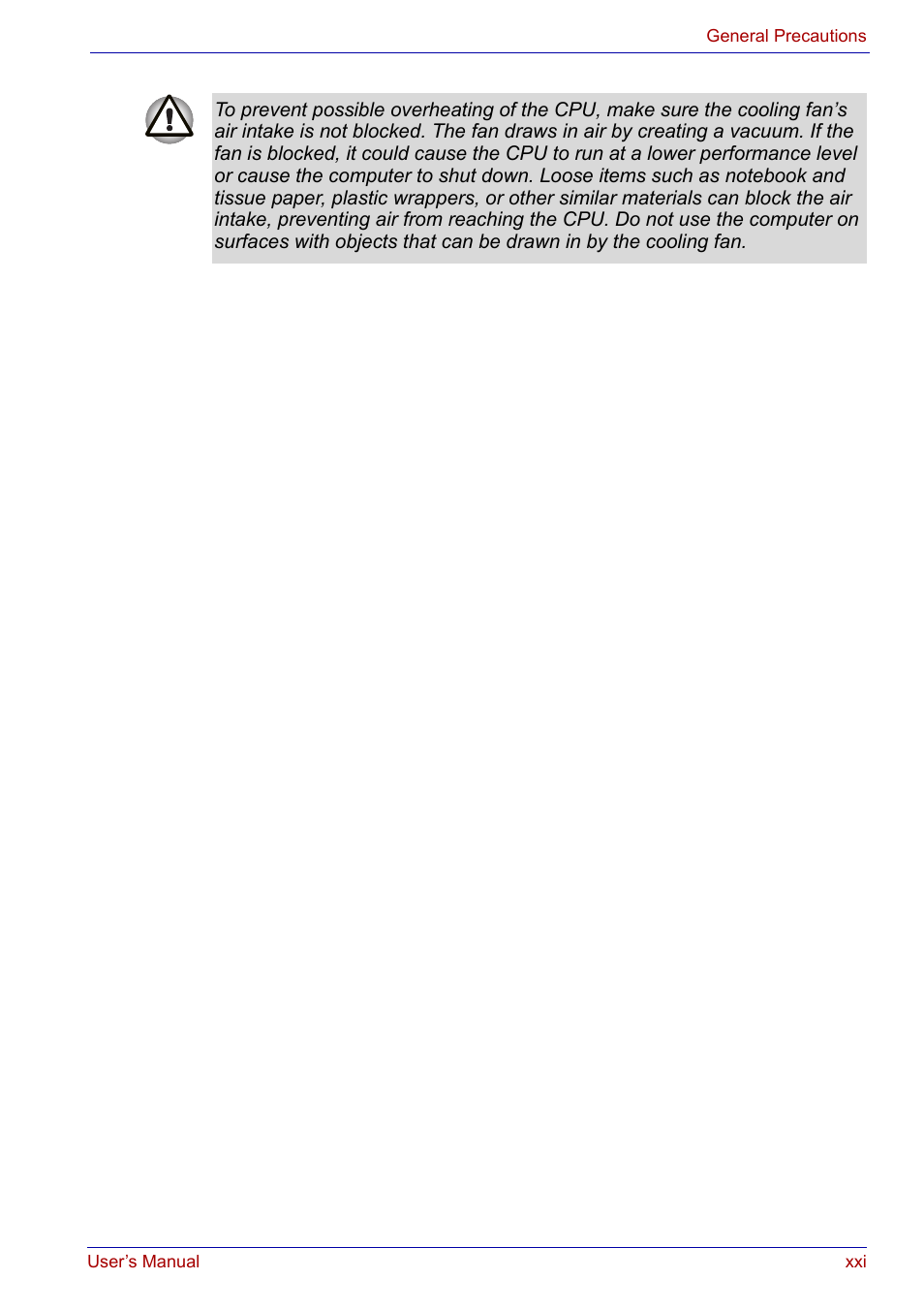 Toshiba Qosmio F20 (PQF22) User Manual | Page 21 / 282