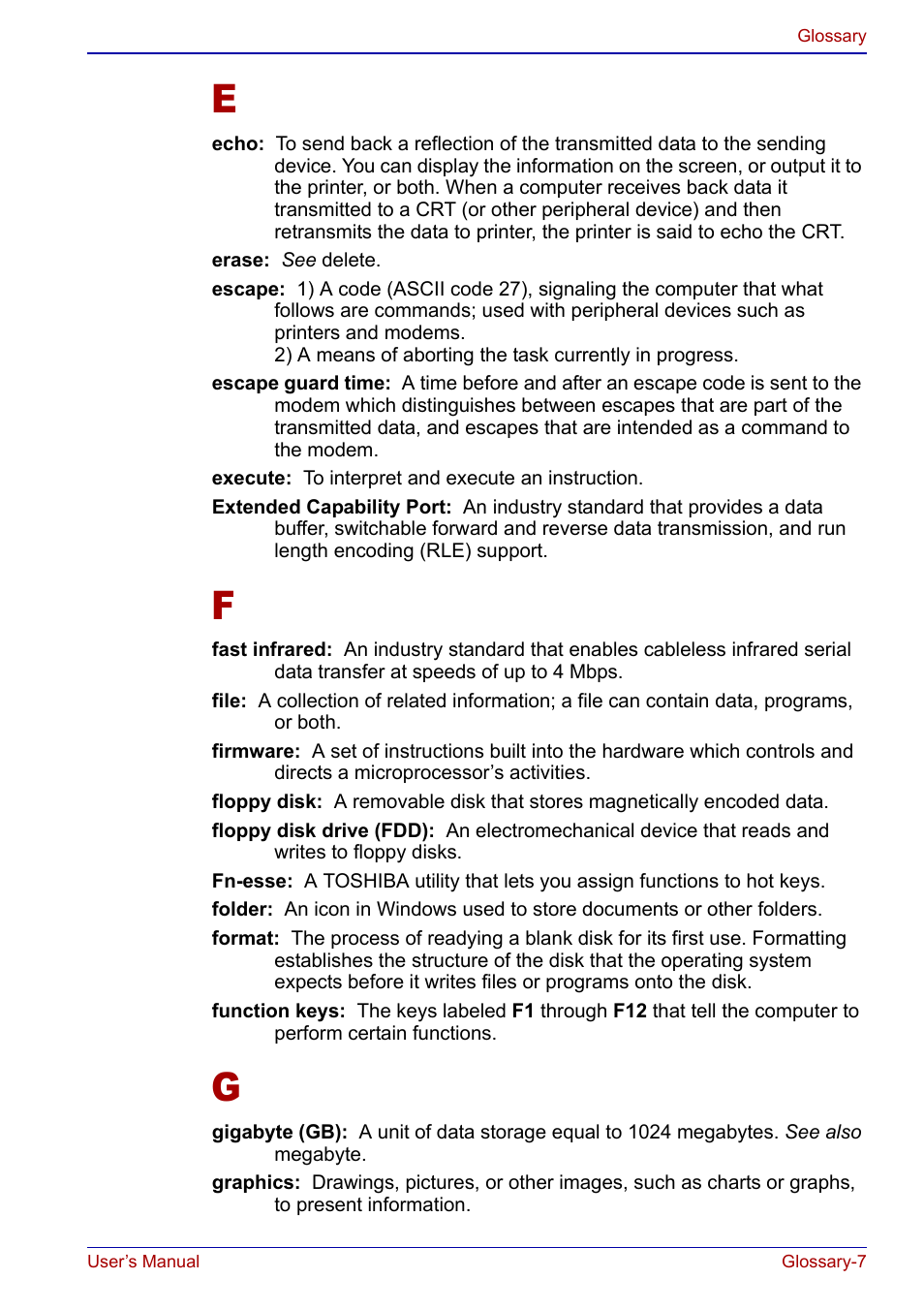 Toshiba Qosmio F20 (PQF22) User Manual | Page 269 / 282