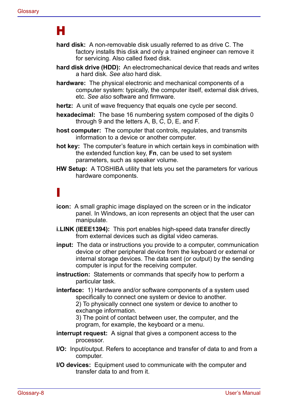 Toshiba Qosmio F20 (PQF22) User Manual | Page 270 / 282