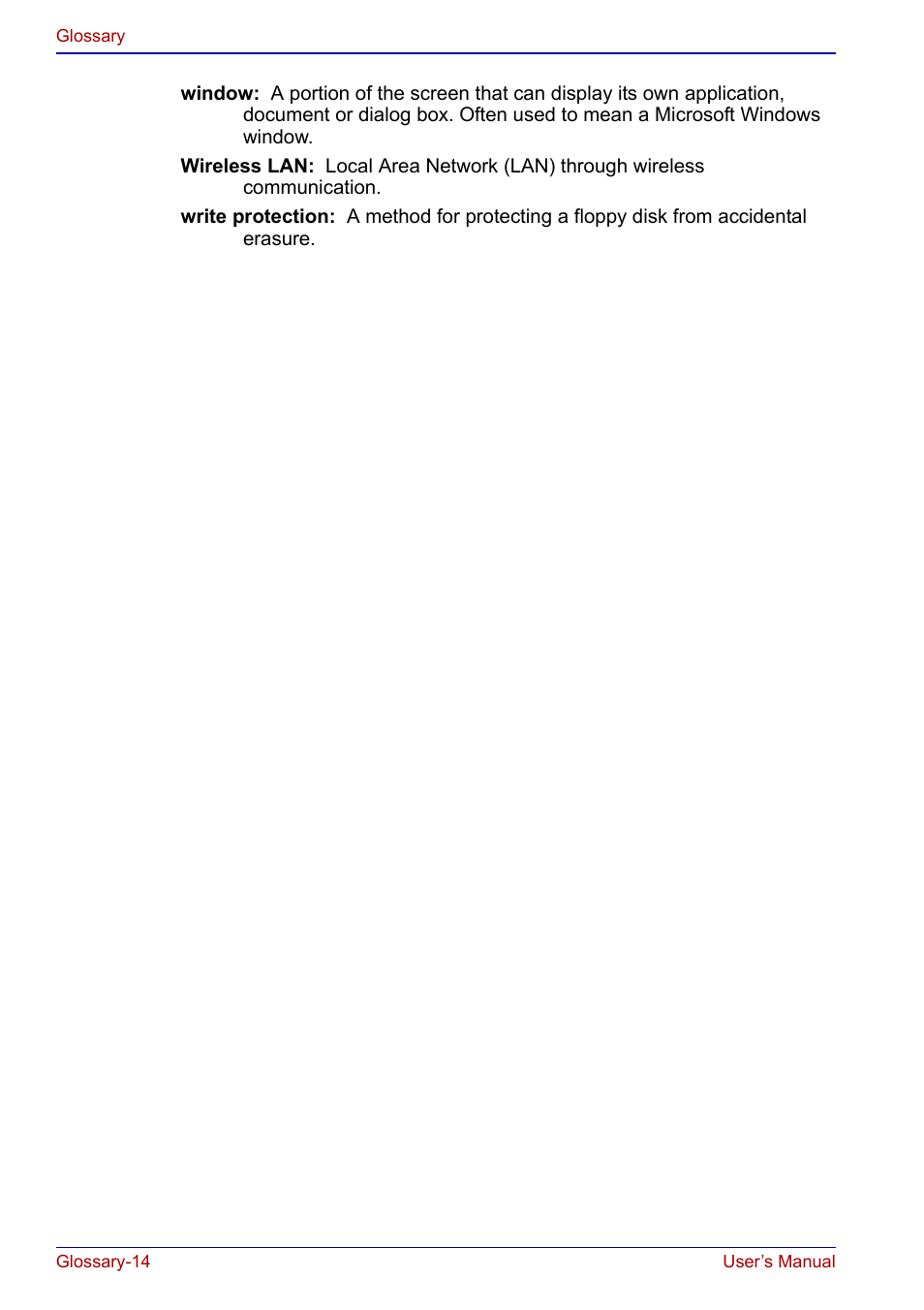 Toshiba Qosmio F20 (PQF22) User Manual | Page 276 / 282