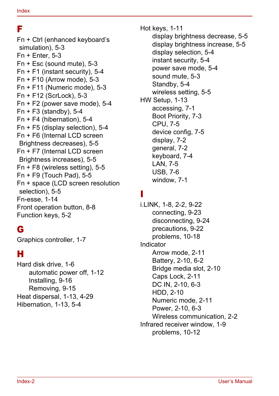Toshiba Qosmio F20 (PQF22) User Manual | Page 278 / 282