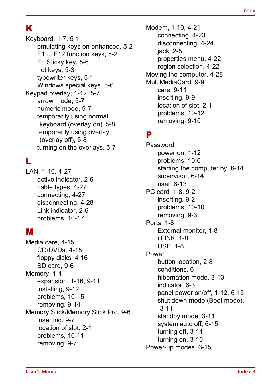 Toshiba Qosmio F20 (PQF22) User Manual | Page 279 / 282