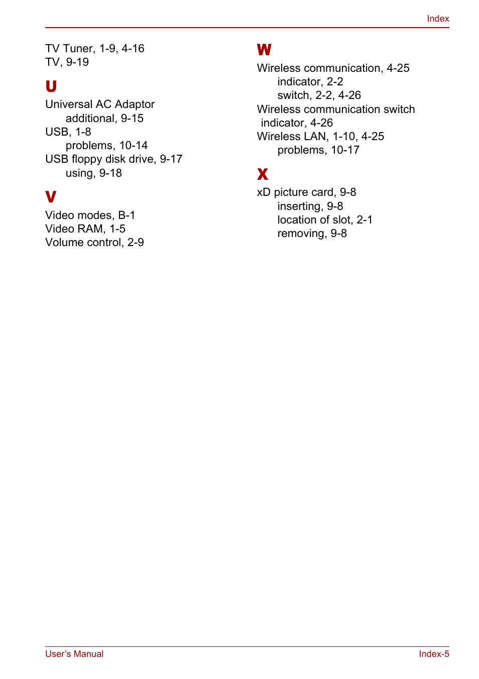 Toshiba Qosmio F20 (PQF22) User Manual | Page 281 / 282