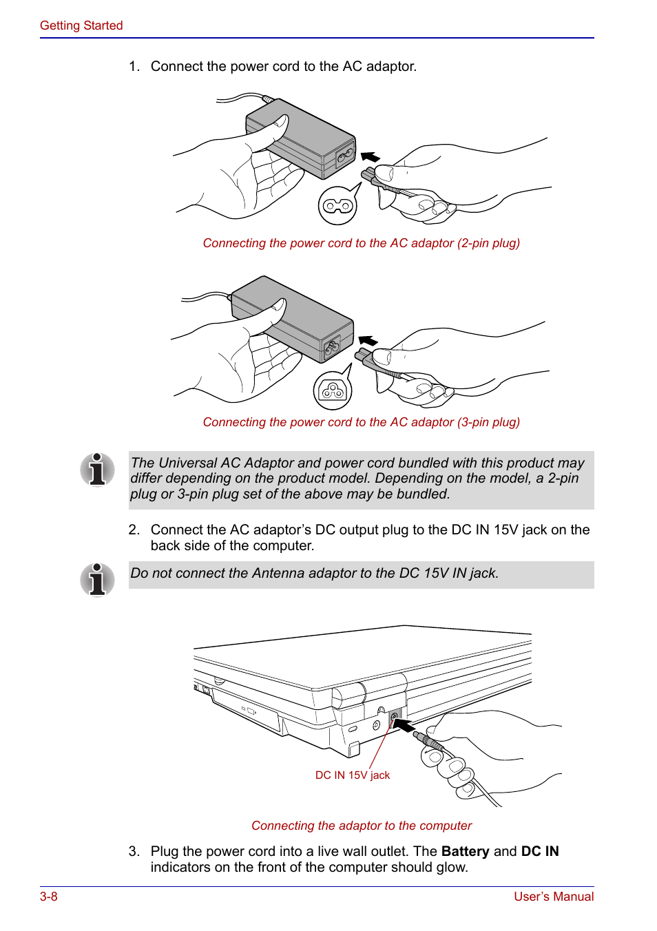 Toshiba Qosmio F20 (PQF22) User Manual | Page 64 / 282